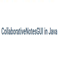 Collaborative Notes GUI in Java promo codes