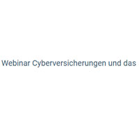 Webinar Cyberversicherungen Und Das