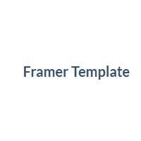 Framer Template