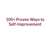 100+ Proven Ways to Self Improvement coupons