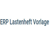 ERP Lastenheft Vorlage