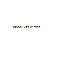 Produktivitat