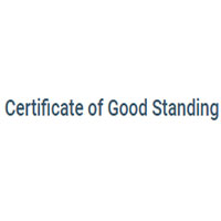 Certificate of Good Standing vouchers
