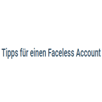 Tipps Fur Den Faceless Account discount