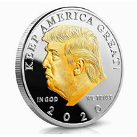 Trump 2020 Gold Plated Coin