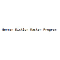 German Diction Master Program