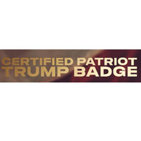 Patriot Trump Badge