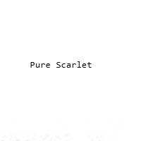 Pure Scarlet