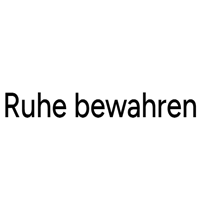 Ruhe Bewahren