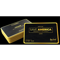 Trump Save America Card