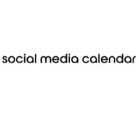Social Media Calendar